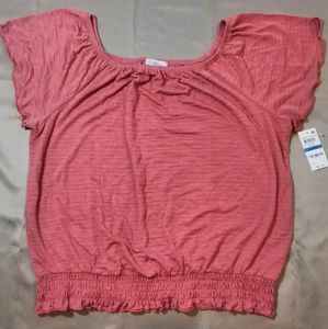 Style & Co Women Red Tropic Travels Pimpernel XL